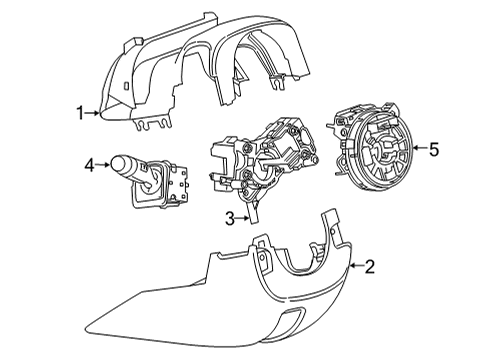 2021 Chevy Silverado 2500 HD Switches Diagram