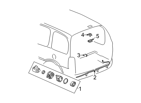 2003 Chevy Venture Electrical Components Diagram