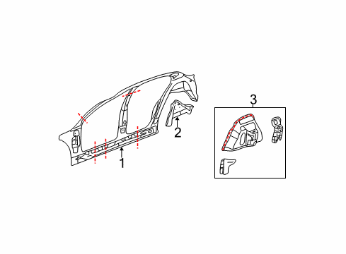 2005 Buick LeSabre Uniside Diagram