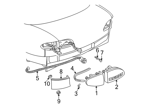 1999 Chevy Cavalier Tail Lamps Diagram