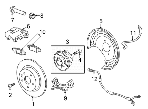 2024 Chevy Trailblazer Rear Brakes Diagram
