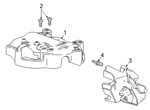 2022 Chevy Blazer Engine Appearance Cover Diagram