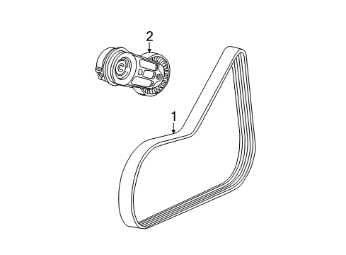 2008 Chevy Cobalt Belts & Pulleys, Maintenance Diagram 3 - Thumbnail