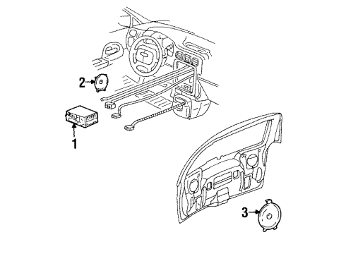 2000 Oldsmobile Silhouette Sound System Diagram