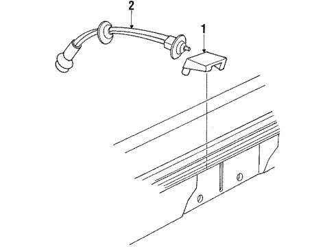 1996 Oldsmobile Cutlass Ciera License Lamps Diagram