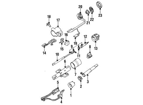 1994 Oldsmobile Cutlass Cruiser Ignition Lock Diagram
