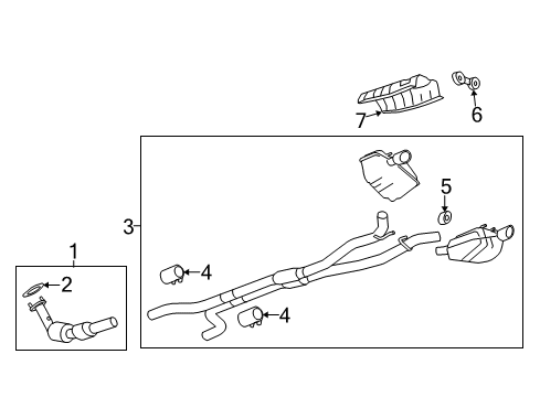 2014 Chevy Camaro Exhaust Components Diagram 4 - Thumbnail