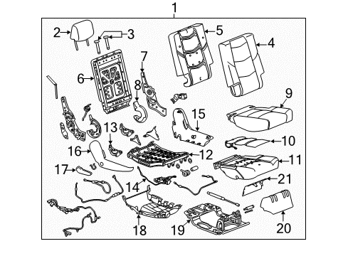2020 Cadillac Escalade Heated Seats Diagram 14 - Thumbnail
