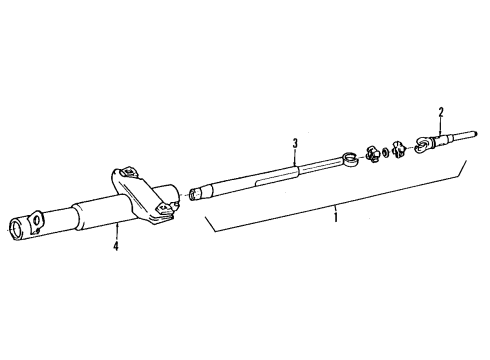 1984 Cadillac Cimarron Steering Column, Steering Wheel Diagram