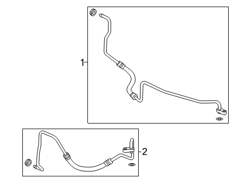 2012 Buick Enclave Trans Oil Cooler Lines Diagram