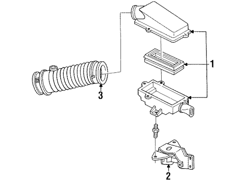 1991 Pontiac Grand Prix Air Intake Diagram 2 - Thumbnail