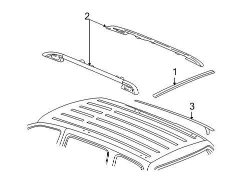 2003 Chevy Venture Luggage Carrier Diagram