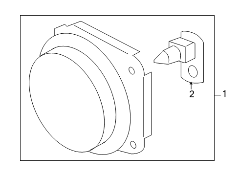 2010 Hummer H3T Bulbs Diagram