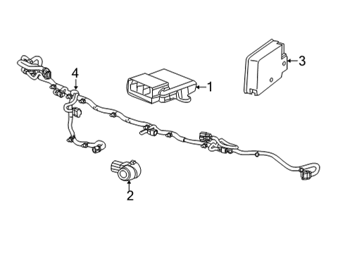 2022 Cadillac CT5 Electrical Components Diagram