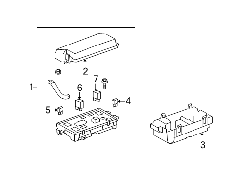 2014 Chevy Camaro Fuse Box Diagram for 22760637