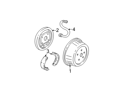 2012 GMC Canyon Rear Brakes Diagram
