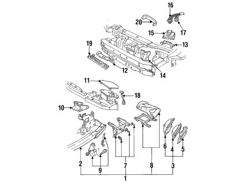 1996 Pontiac Firebird Headlamps Diagram