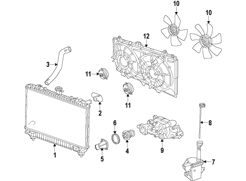 2015 Chevy SS Fan Motor Diagram for 92263228