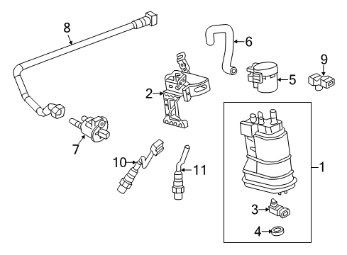2014 Chevy Corvette Solenoid Valve Diagram for 13576005