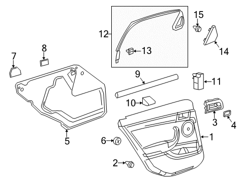 2012 Chevy Caprice Rear Door Diagram