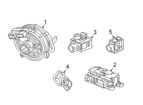 2020 Chevy Colorado Air Bag Components Diagram 2 - Thumbnail