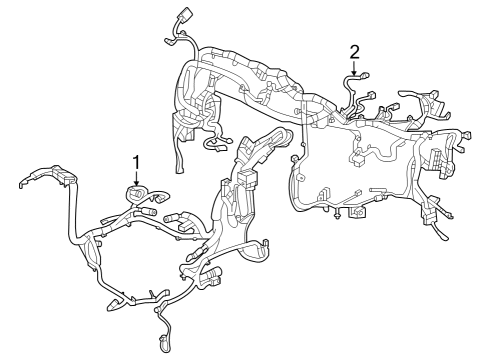 2023 Cadillac LYRIQ Wiring Harness Diagram