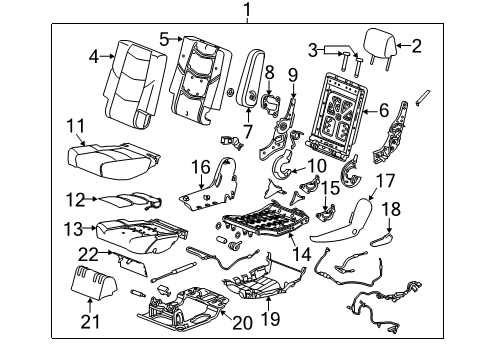 2020 Cadillac Escalade Heated Seats Diagram 8 - Thumbnail