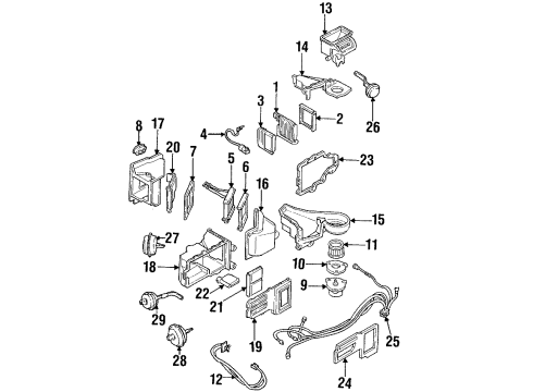 1993 Pontiac Firebird Fuel Pump Relay, Passenger Side Diagram for 13502674