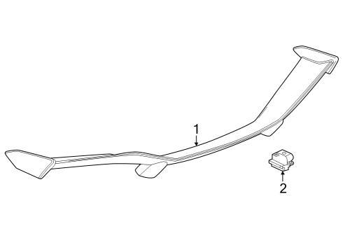 2023 Chevy Corvette Spoiler Diagram 6 - Thumbnail
