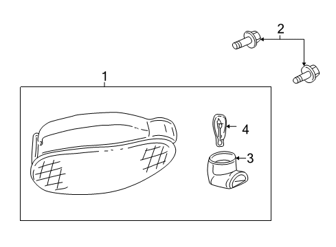 2005 Buick LeSabre Park Lamps Diagram