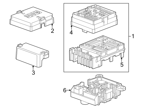 2023 Cadillac LYRIQ Fuse & Relay Diagram
