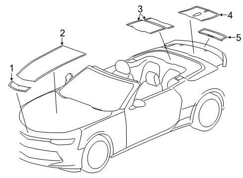 2020 Chevy Camaro Stripe Tape Diagram 2 - Thumbnail