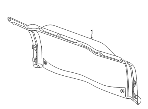 2022 Chevy Corvette Rear Body Diagram 3 - Thumbnail