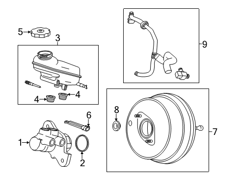 2018 Cadillac CTS Dash Panel Components Diagram 1 - Thumbnail
