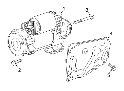2024 Cadillac XT6 Starter Diagram