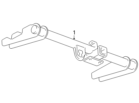 2013 Chevy Silverado 1500 Trailer Hitch Components Diagram