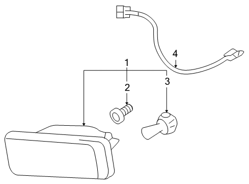2007 Chevy Suburban 2500 Front Lamps - Fog Lamps Diagram