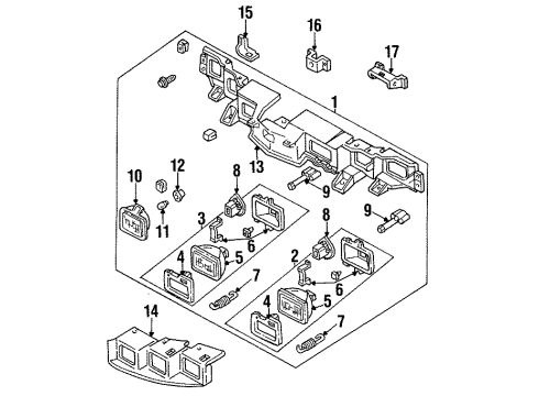 1994 Oldsmobile Cutlass Supreme Tail Lamps Diagram