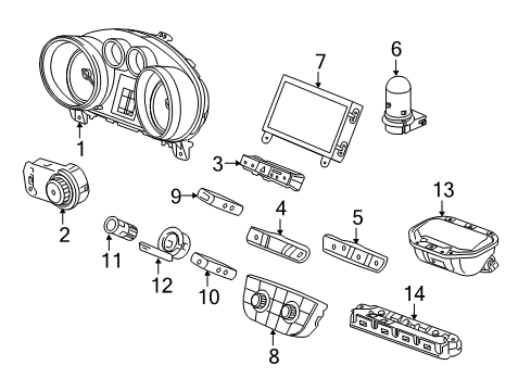2017 Buick Cascada Instruments & Gauges Diagram