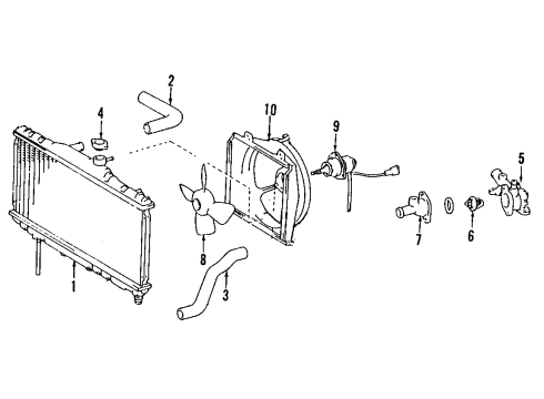 1988 Chevy Nova Fan Switch Diagram for 94842801