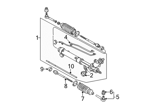2006 Buick LaCrosse Gear Assembly Diagram for 88955444