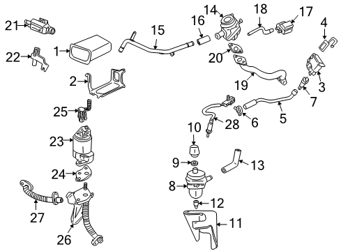 2000 Buick LeSabre Check Valve Diagram for 14047619