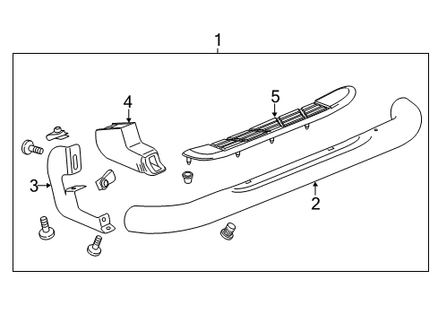 2016 Chevy Silverado 2500 HD Running Board Diagram 9 - Thumbnail