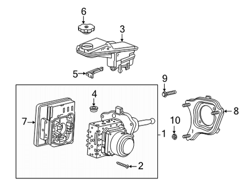 2021 Cadillac XT6 Dash Panel Components Diagram 1 - Thumbnail