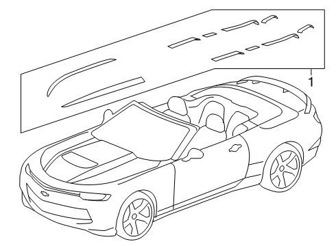 2020 Chevy Camaro Stripe Tape Diagram 3 - Thumbnail