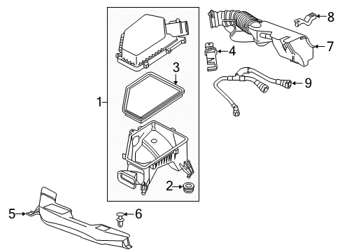 2017 Chevy Volt Air Intake Diagram