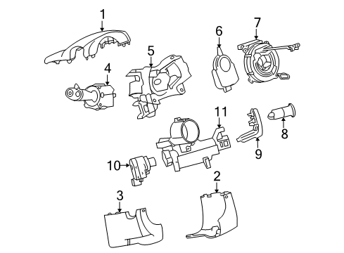 2007 Saturn Outlook Ignition Lock Diagram