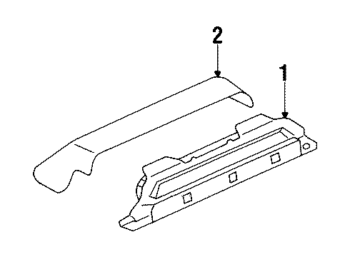1996 Buick Roadmaster High Mount Lamps Diagram