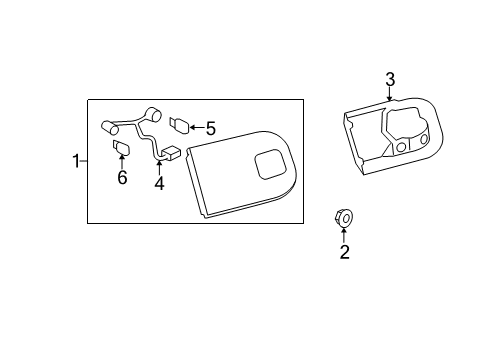 2006 Buick Lucerne Backup Lamps Diagram
