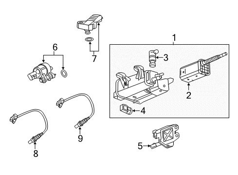 2010 Chevy Equinox Emission Components Diagram